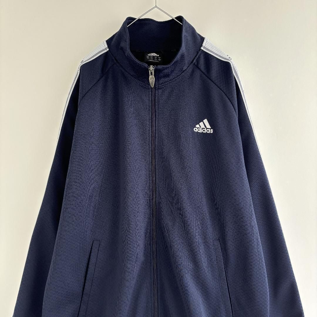 adidas トラックジャケット ジャージ 刺繍ロゴ ロゴライン 万国旗