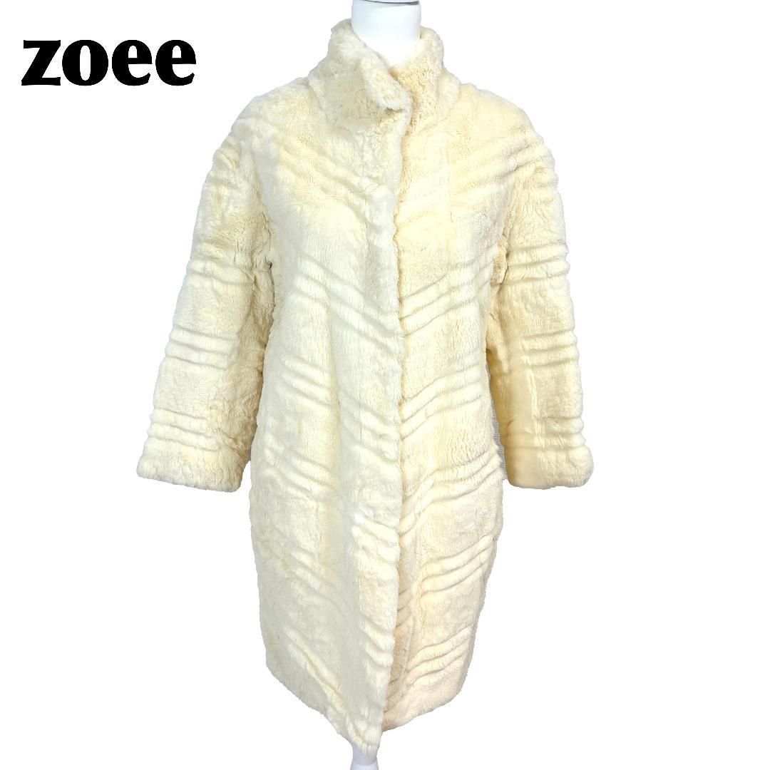 zoee レッキスファーコート Ｍ アイボリー
