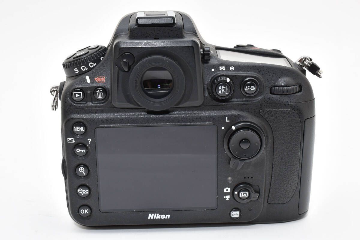 ☆極上品《ショット数6,908回》ニコン NIKON D800 ボディ ラバーカバー