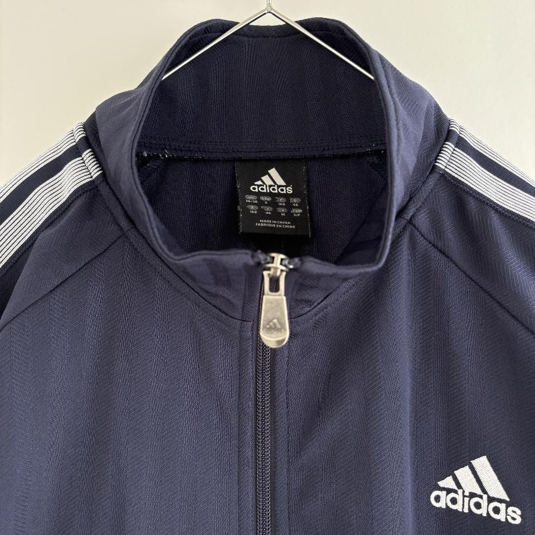 adidas トラックジャケット ジャージ 刺繍ワンポイント ストライプ 万