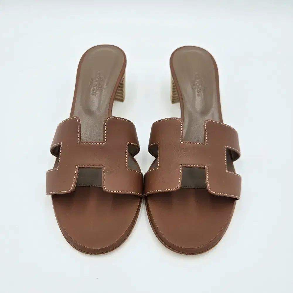 エルメス オアジス サンダル GOLD レディース スリッパ EU 37 5