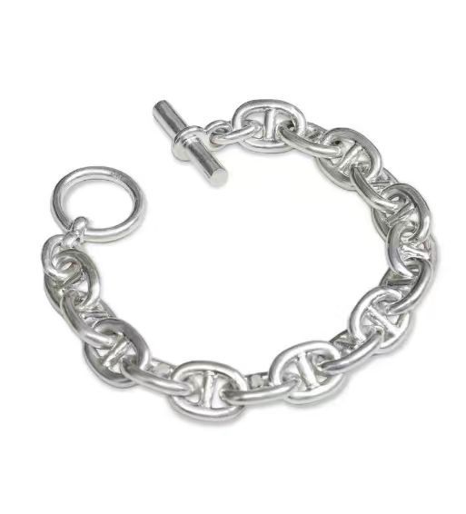 OVY Silver Anchor Chain Bracelet