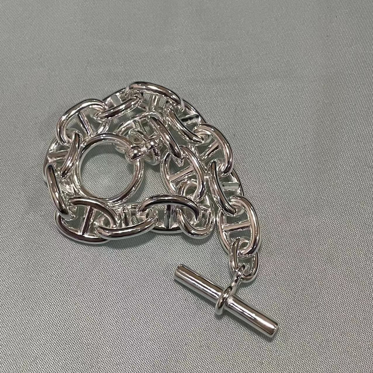 美品【OVY】 Silver Anchor Chain Bracelet 【公式通販】