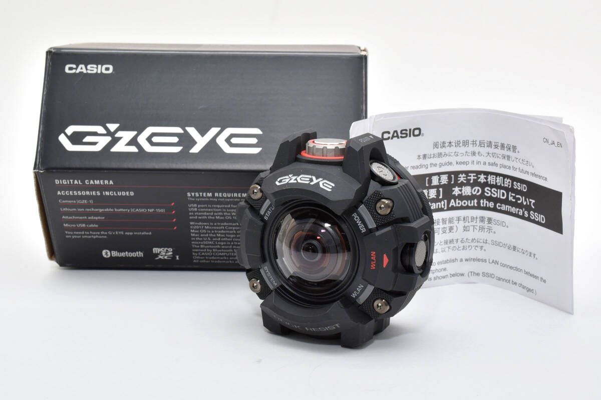 上 カシオ CASIO G z EYE GZE-1 ブラック BK デジタルカメラ YM 9022＃11