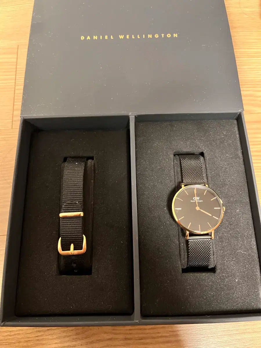 ダニエルウェリントン 時計_32 mm メタルストラップ NATOストラップ セット