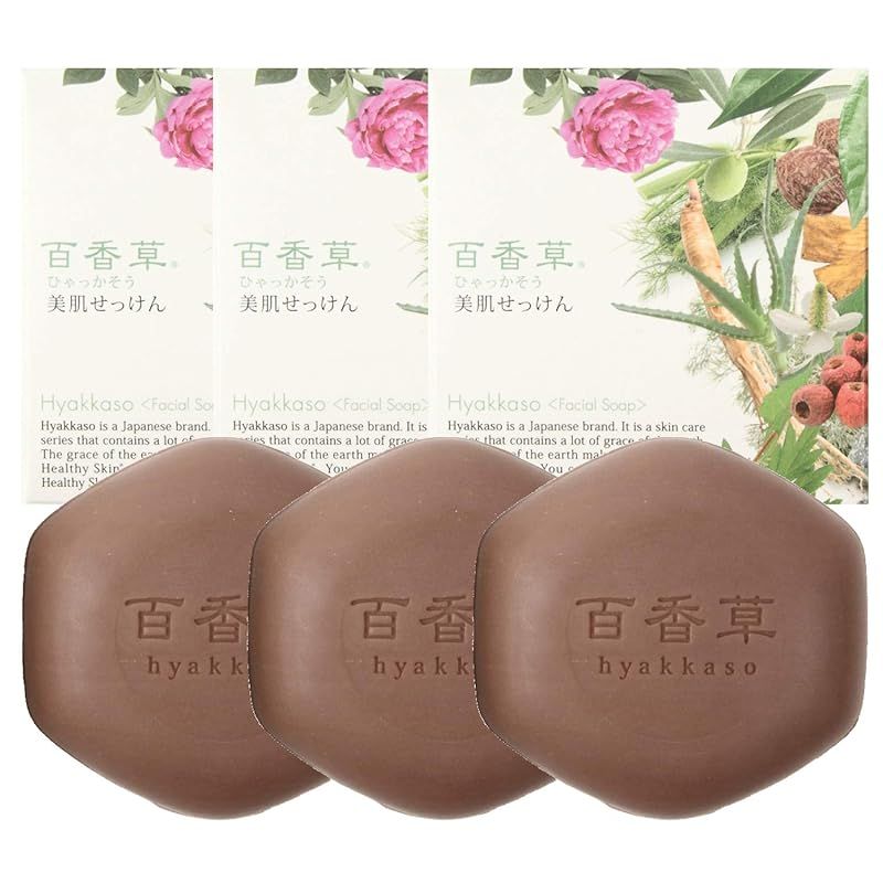 ニキビ洗顔石鹸 百香草美肌石鹸 80ｇ TV通販