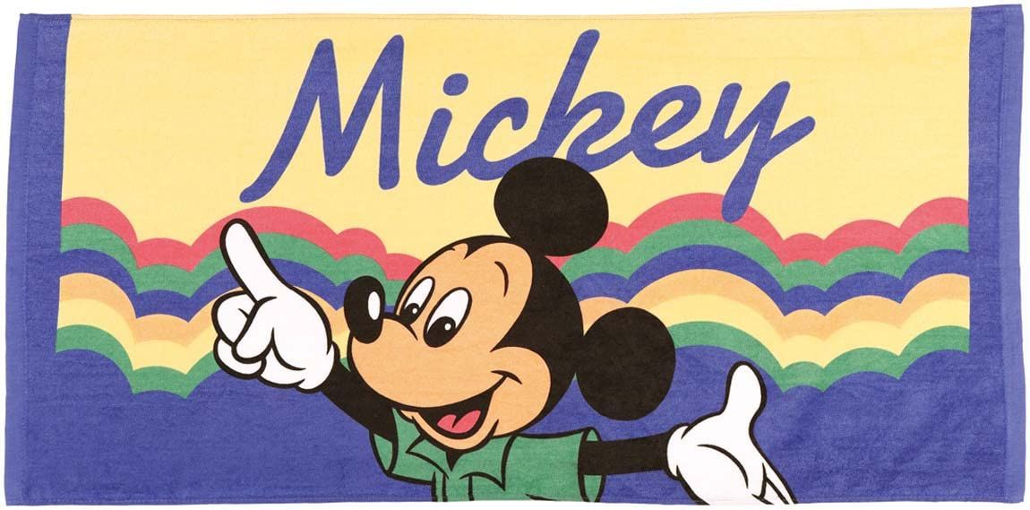 スケーター (skater) コンパクト バスタオル ディズニー レトロ