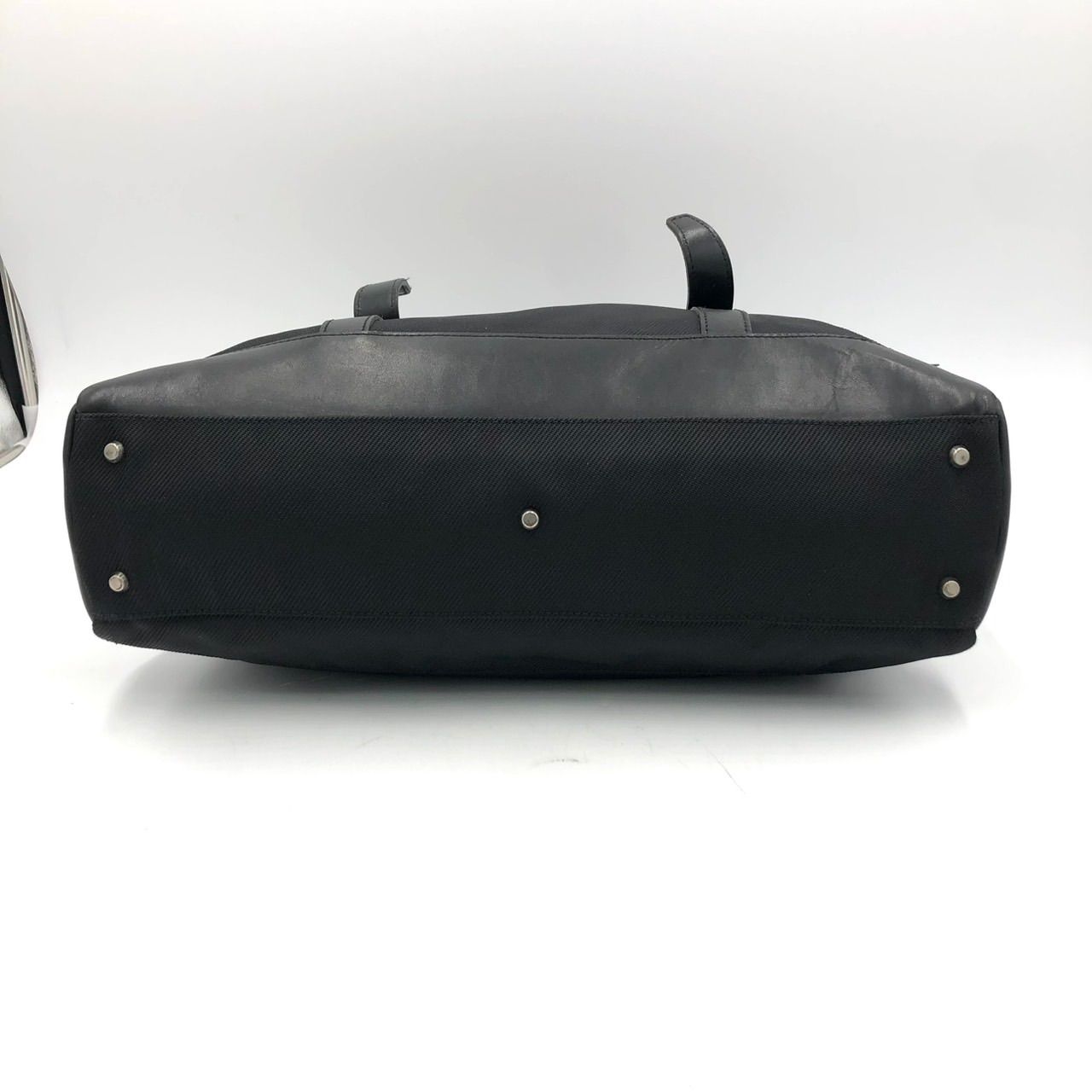 バーバリーブラックレーベル ビジネスバッグ トートバック 黒 レザー