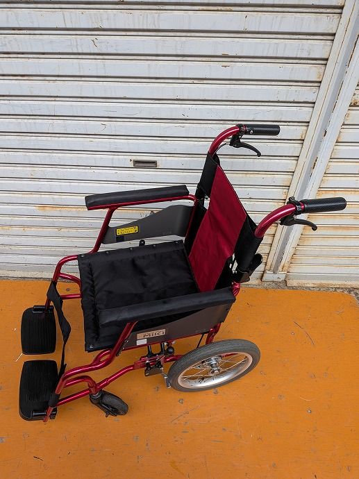 一部地域を除く ミキ軽量車いす キャリカル 介助型 PMS 2 R km 25 1203 03