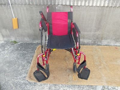 一部地域を除く ミキ 軽量車いす キャリカルプラス 自走式 PMS-3 R TS-25-1204-10