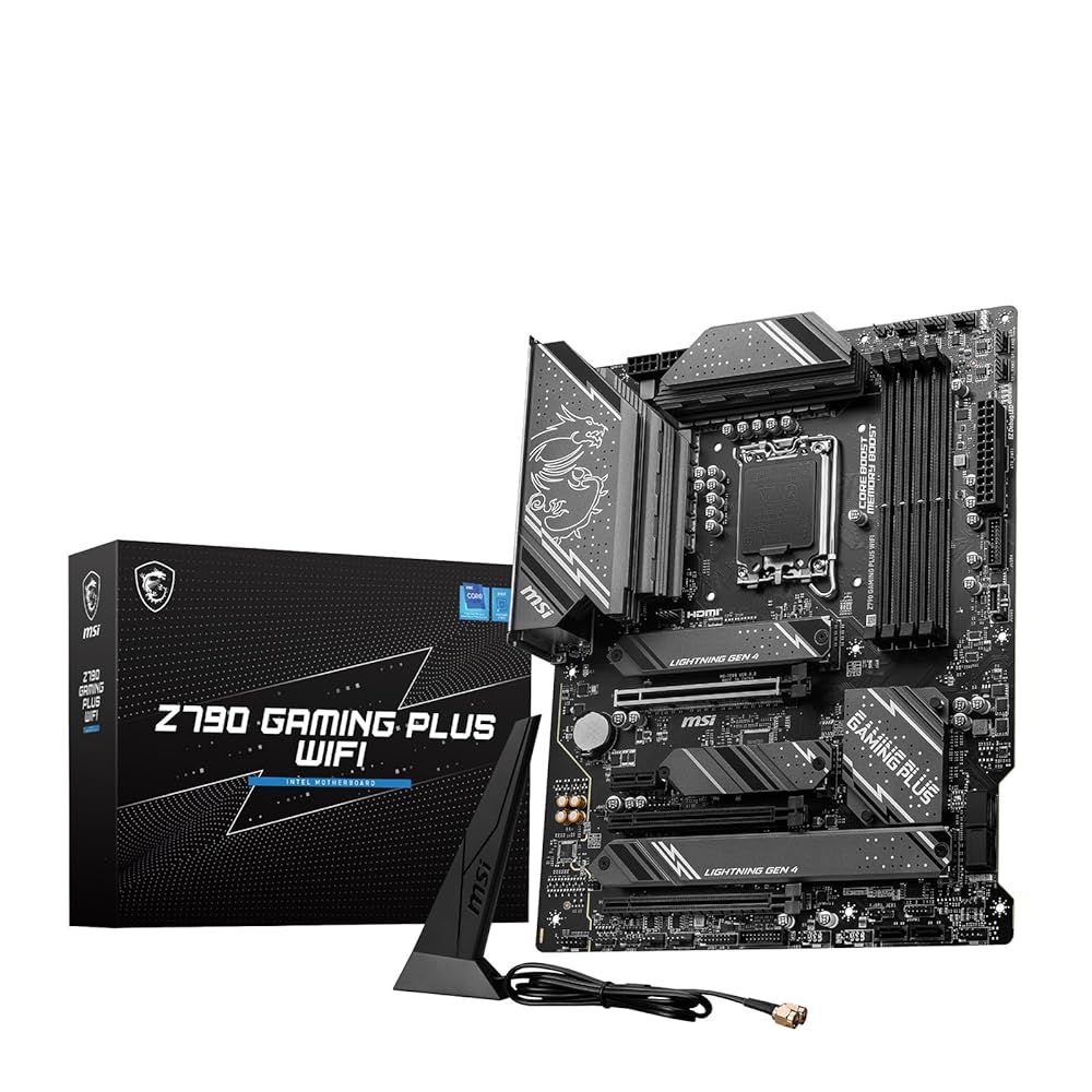 MSI Z 790 GAMING PLUS WIFI intel 第14 13 12世代 Coreプロセッサ対応 LGA 1700 DDR 5 ATX マザーボード MB 6471