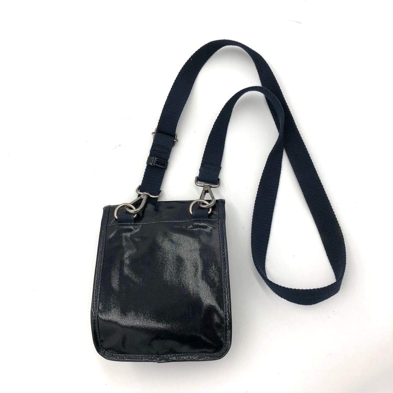 A.P.C. アーペーセー ショルダーバッグ 黒 パテント エナメル 