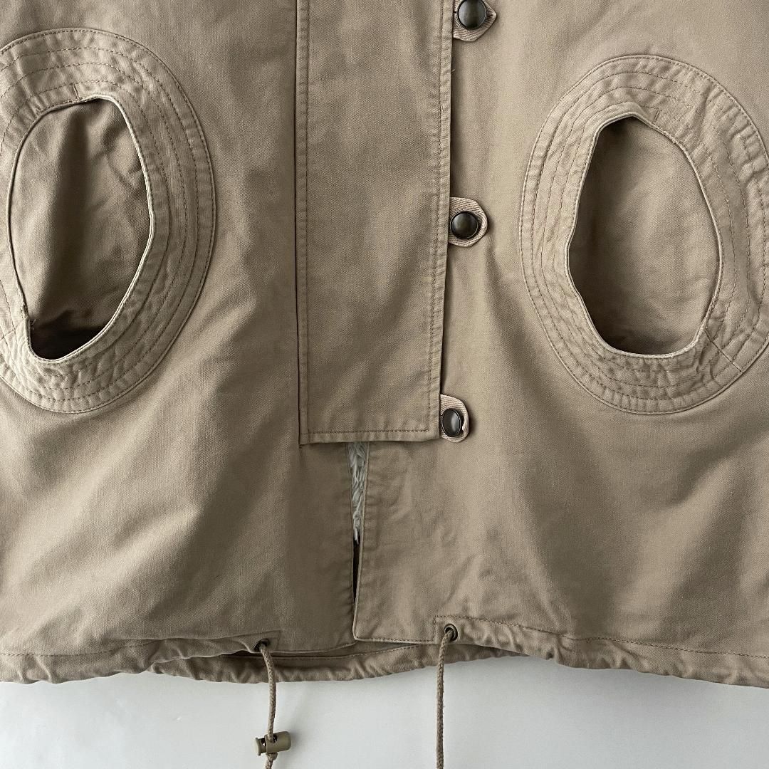 TSUMORI CHISATO デザインモッズコート ボアライナー 個性的 - メルカリ