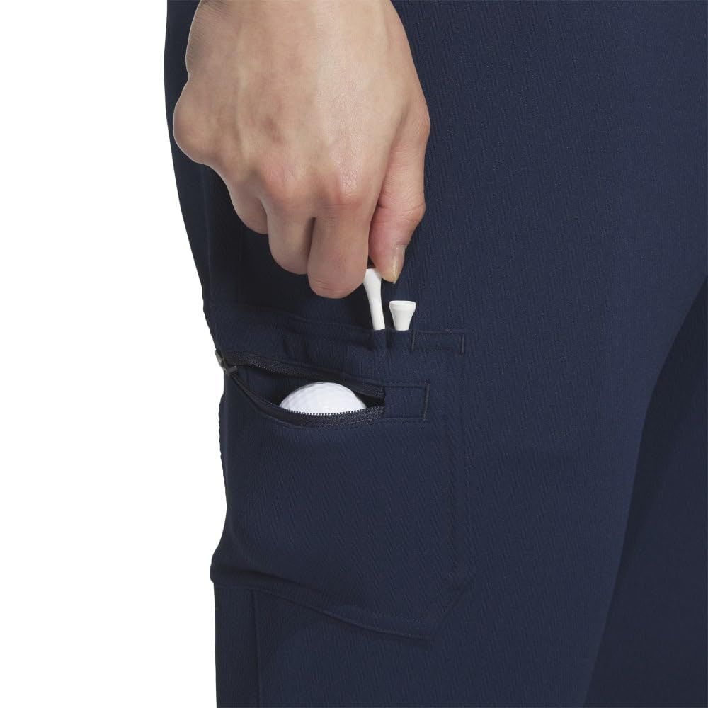  アディダスゴルフ ゴルフパンツ EX Stretch active 撥水 カーゴ アンクルパンツ メンズ カレッジネイビー 79 レインウェア ウェア