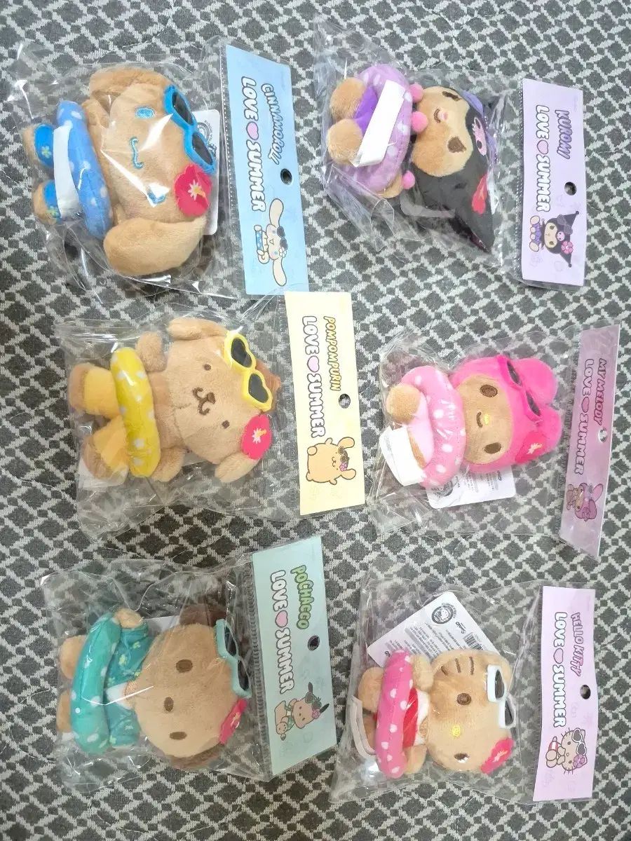 サンリオ x OLIVE YOUNG タンニング 6種 SET セットで