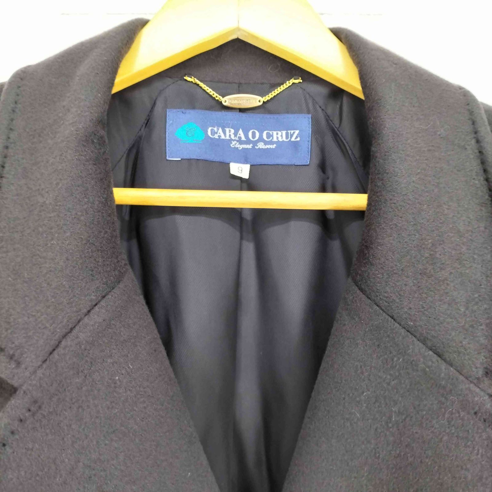 ユーズドフルギ USED古着 カシミヤ100ダブルチェスターコート