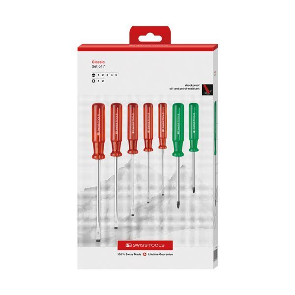 PB SWISS TOOLS ピービースイスツールズ 7本組 クラシックハンドル