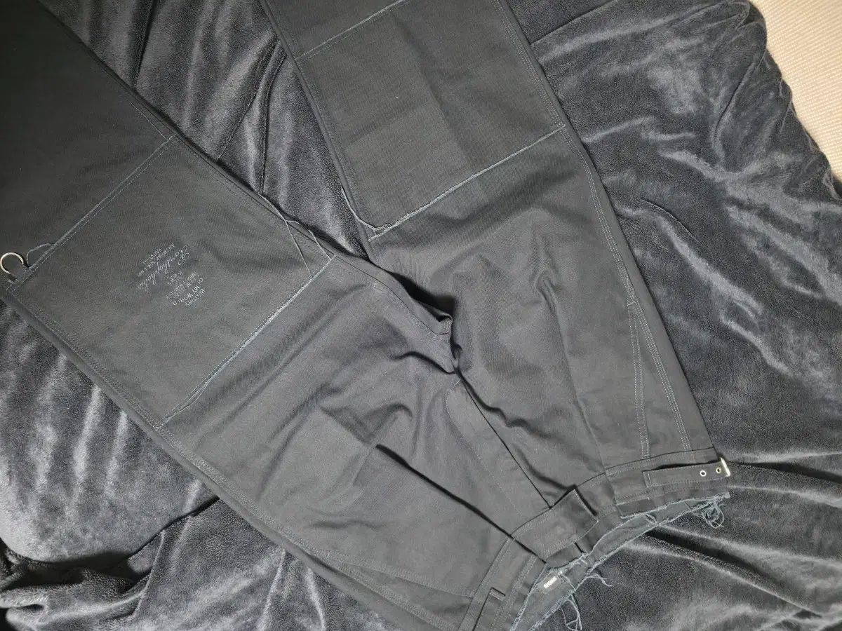 RAF SIMONS ラフ シモンズ 19 AW パネリング パンツ ネイビー サイズ 50