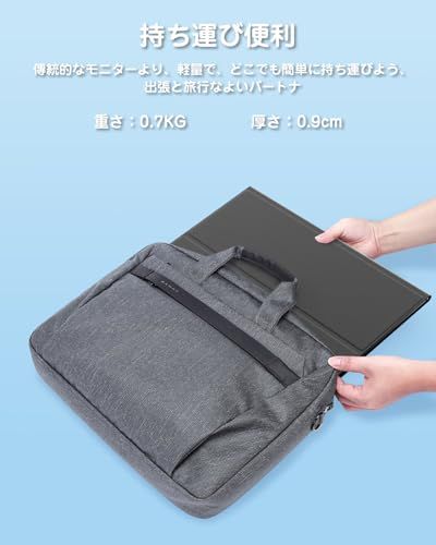  Yodoit モバイルモニター モバイルディスプレイ ポータブルモニター 軽量 VESA 15.6インチ 1080 P FHD Tpye-C mini HDMI カバー付属 スピーカー内蔵 Switch PS 4 5 XBOX PC Macな 98 ead 65 d キッチン用品 フライパンセット その他 キッチン 食器