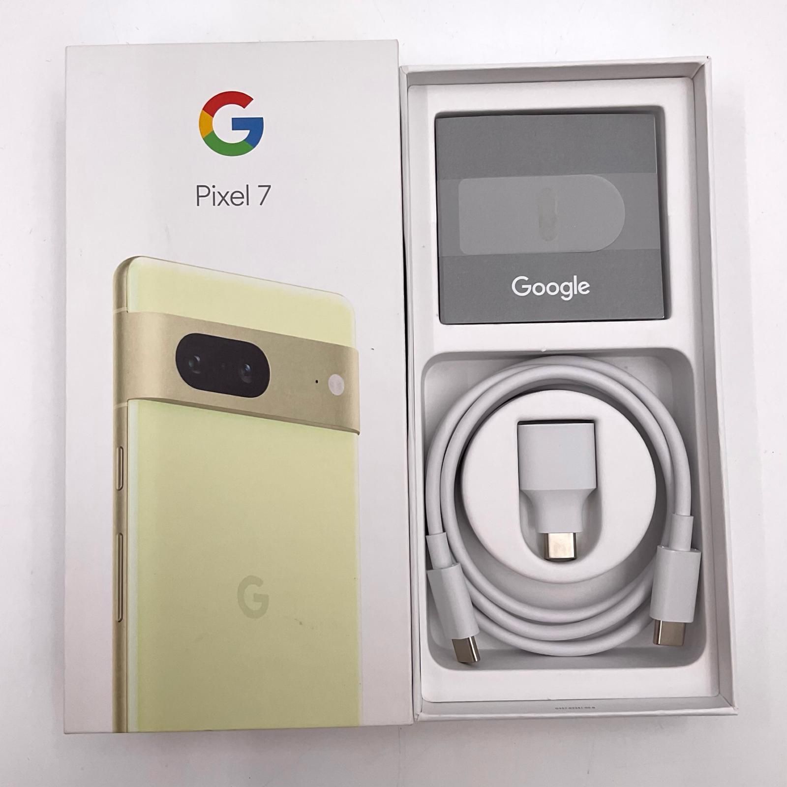 Google Pixel 7 128GB レモングラス au SIMフリー G03Z5 白ロム 動作