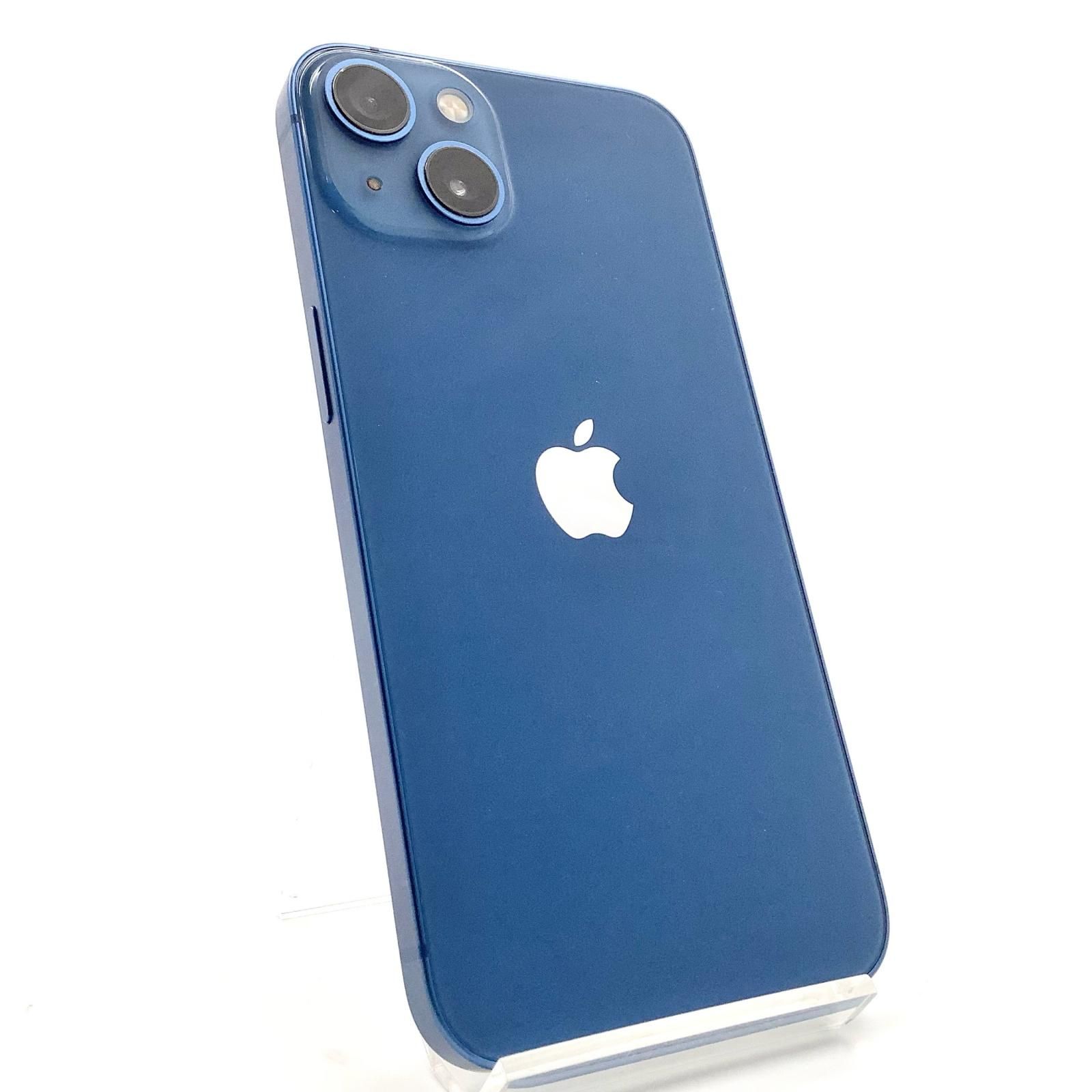 美品 simフリー iphone 13 128GB ブルー バッテリー100% 超美品 SIM 