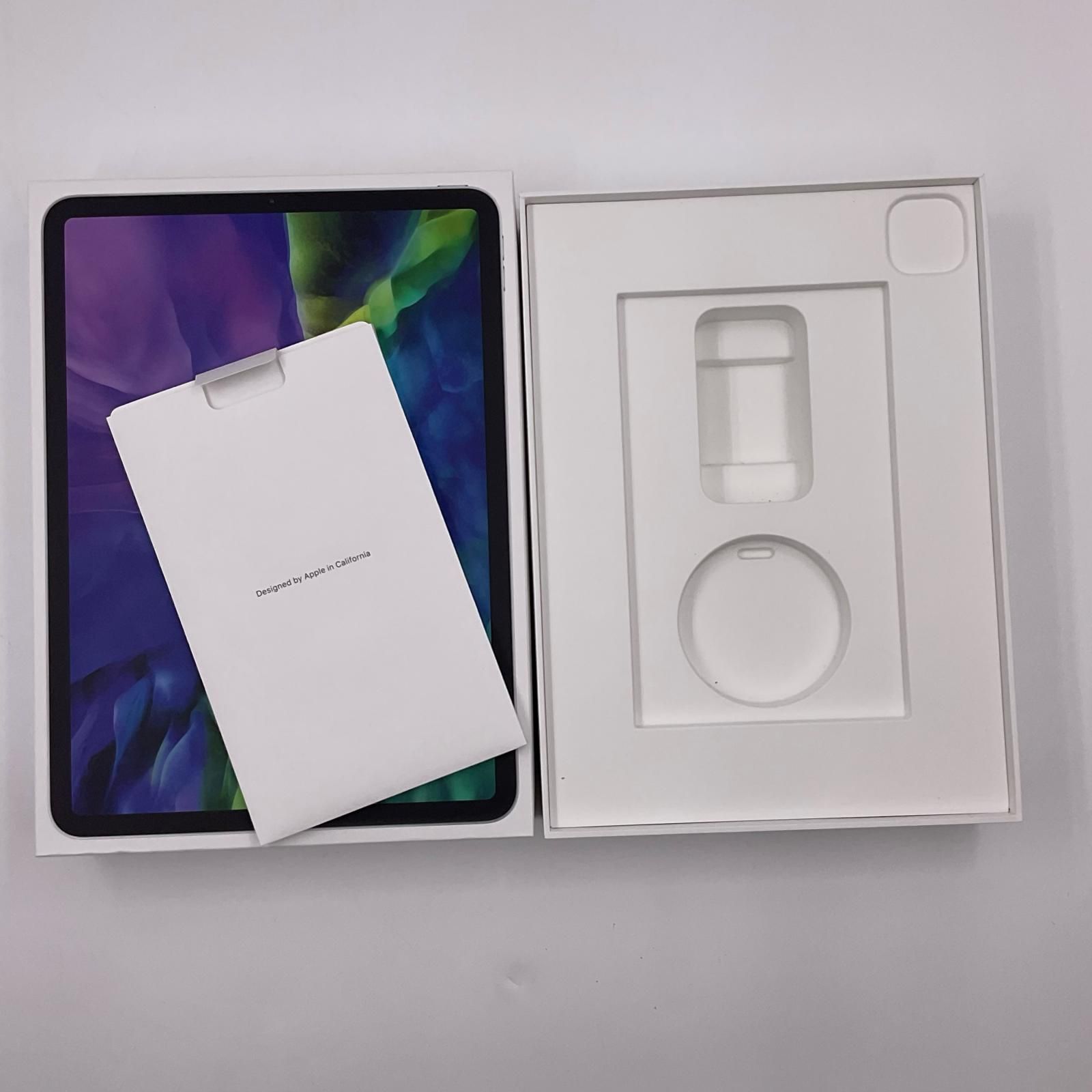 Apple iPad Pro 11インチ 第2世代 128GB シルバー WiFi+Cellular au 白