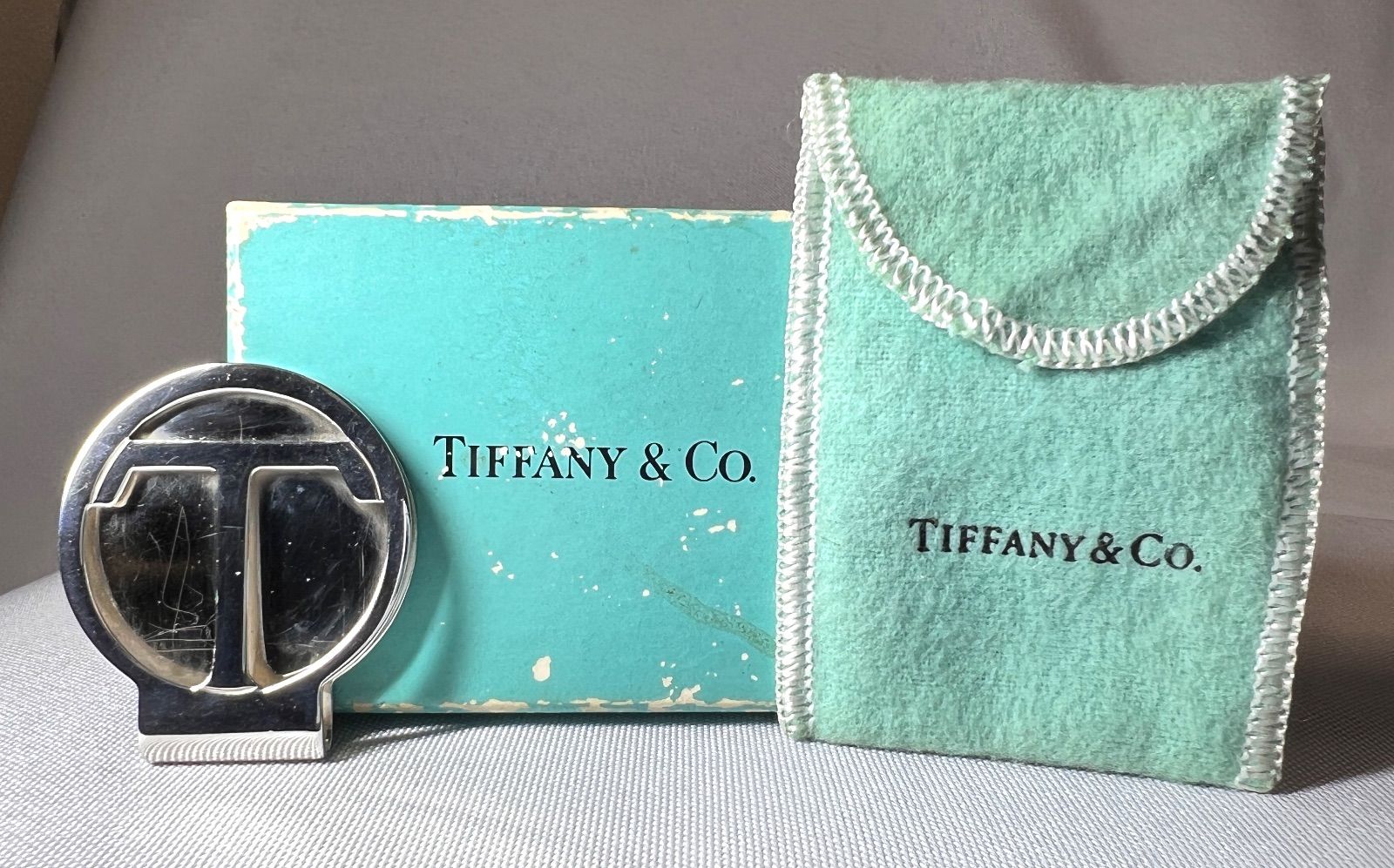 TIFFANY ティファニー Tデザイン スターリングシルバー マネークリップ