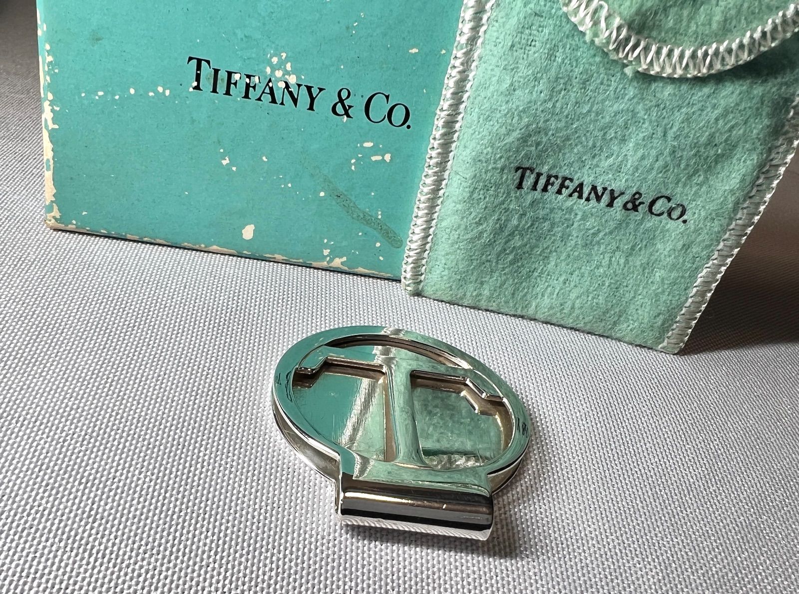 TIFFANY ティファニー Tデザイン スターリングシルバー マネークリップ