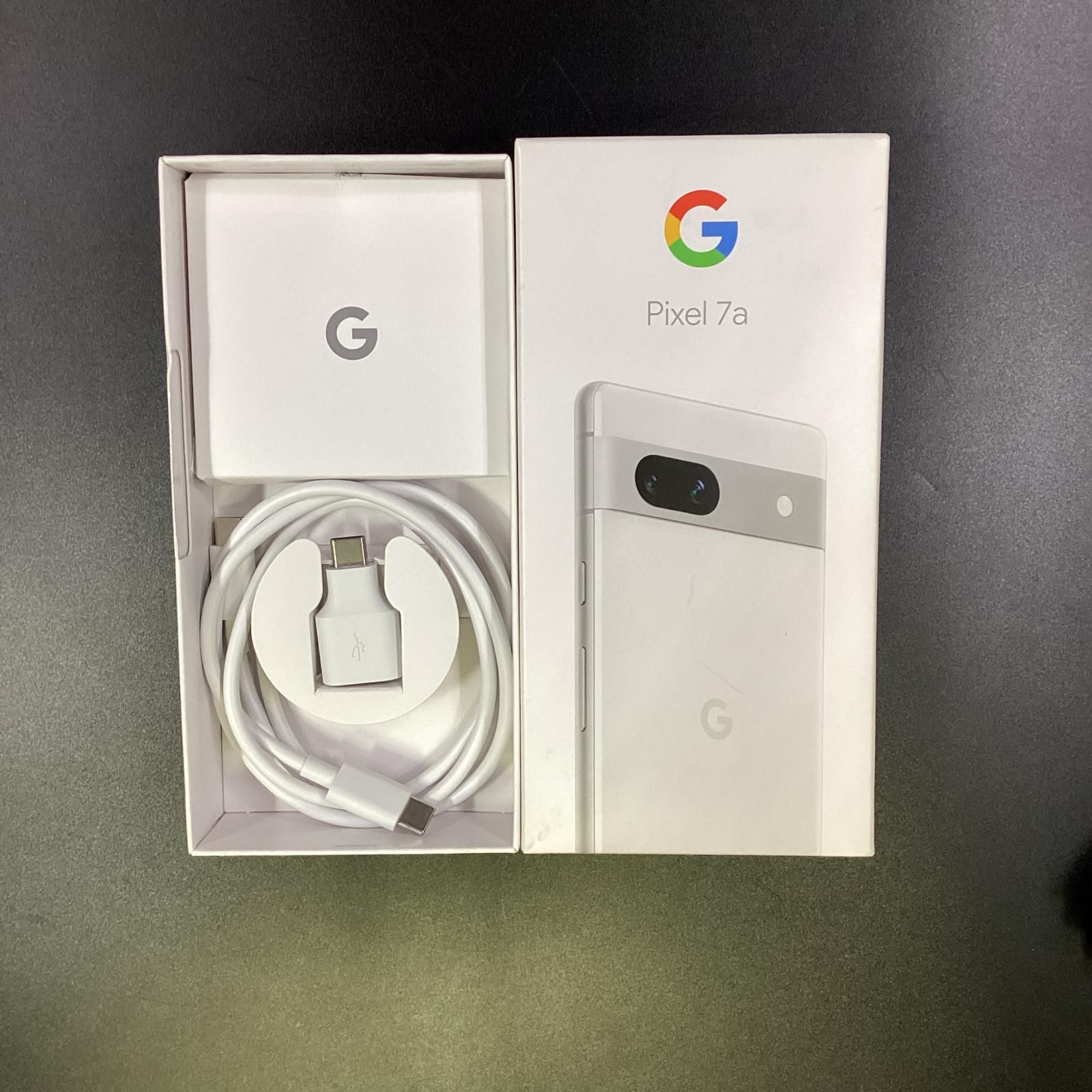 全額返金保証】【最速発送】Google Pixel 7a 128GB スノー au SIM