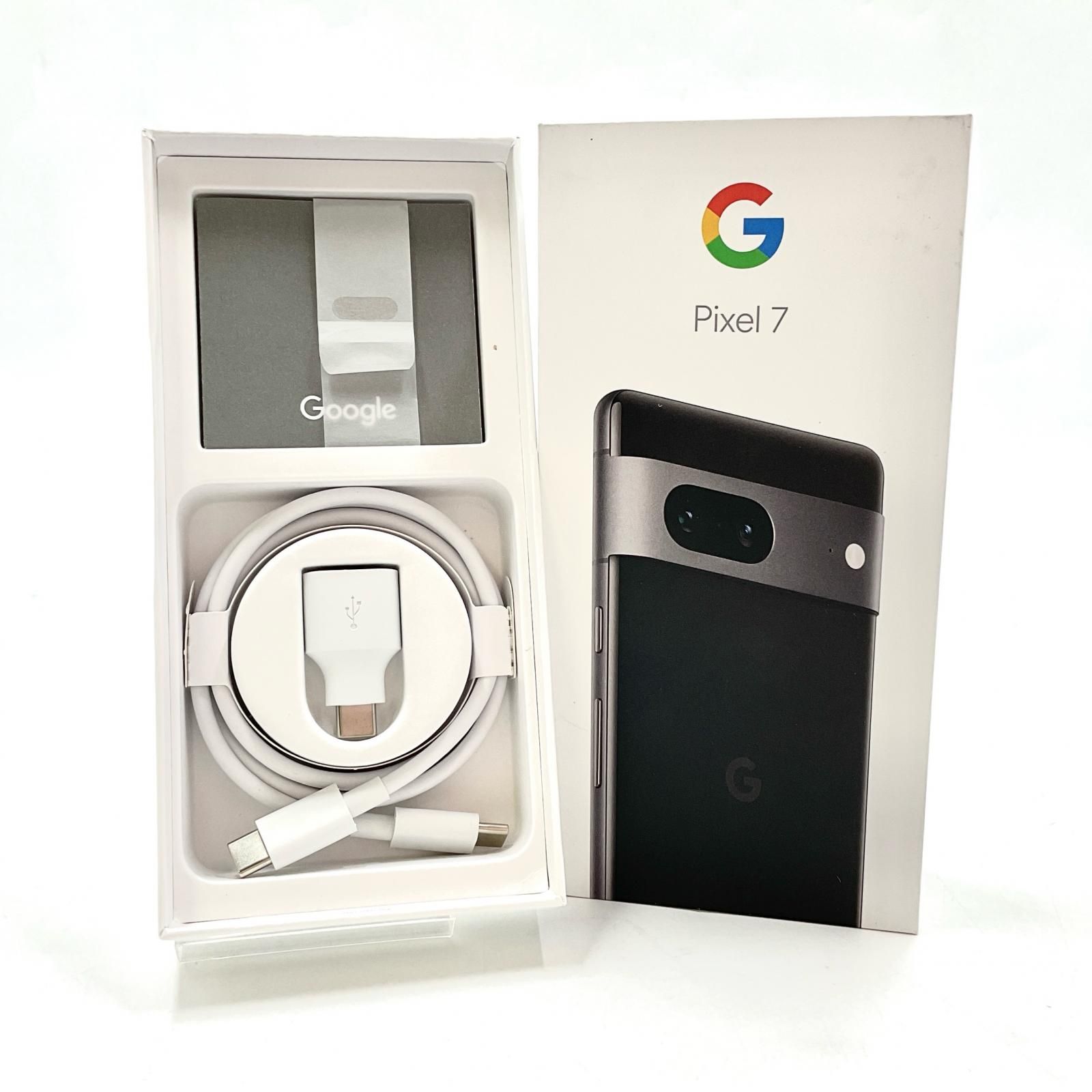 Google Pixel 7 128GB オブシディアン au SIMフリー G03Z5 白ロム 動作