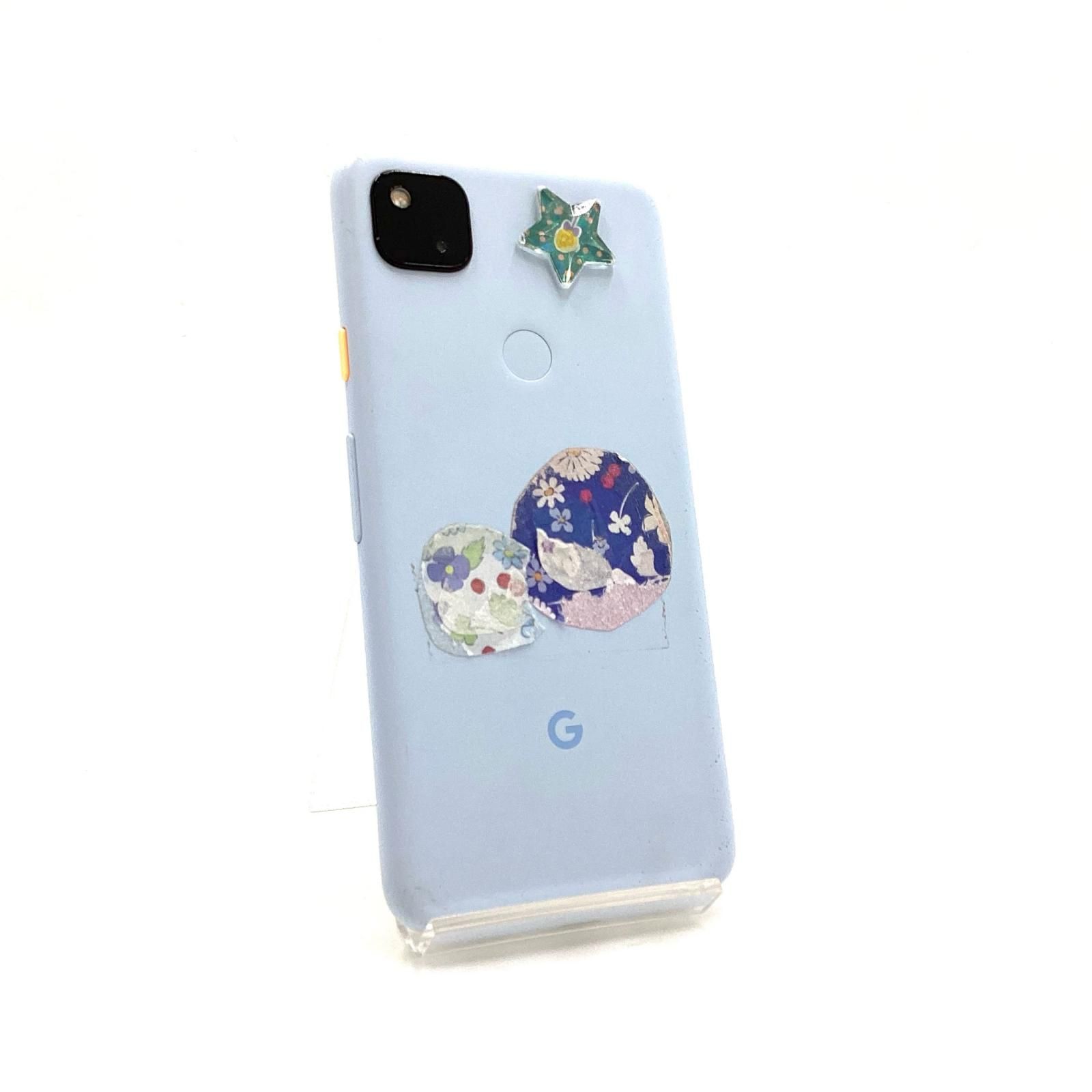 Google Pixel 4a 128GB Barely Blue Softbank GO25M 白ロム【難有