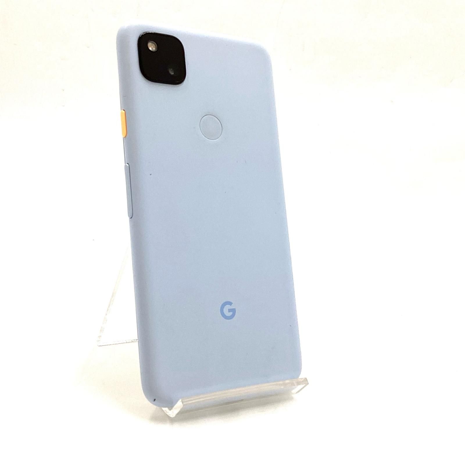 Google Pixel 4a 128GB Barely Blue Softbank GO25M 白ロム 動作確認済