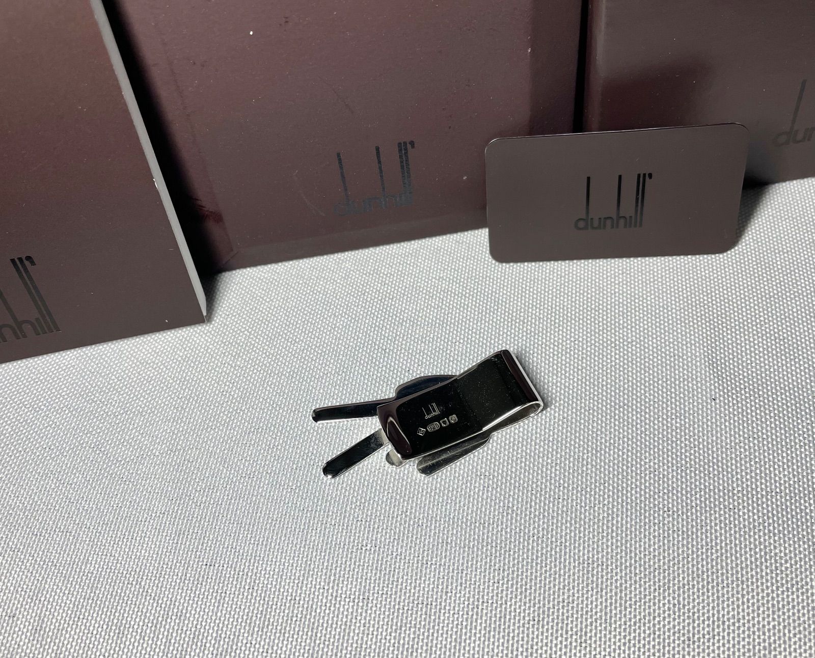 dunhill ダンヒル チョキデザイン 鏡面スターリングシルバー
