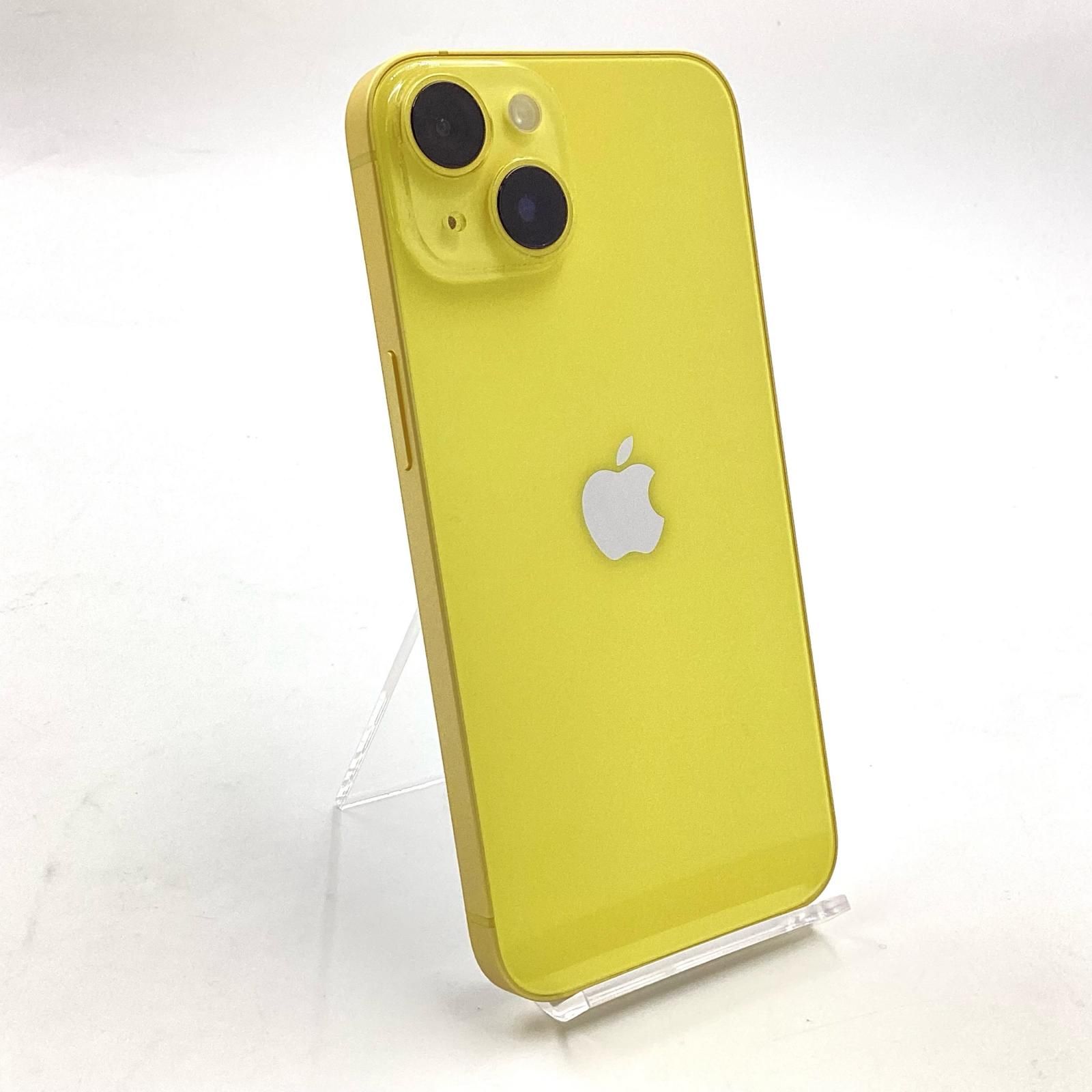 iPhone 14 128GB イエロー SIMフリー 白ロム 動作確認済 82%【全額返金