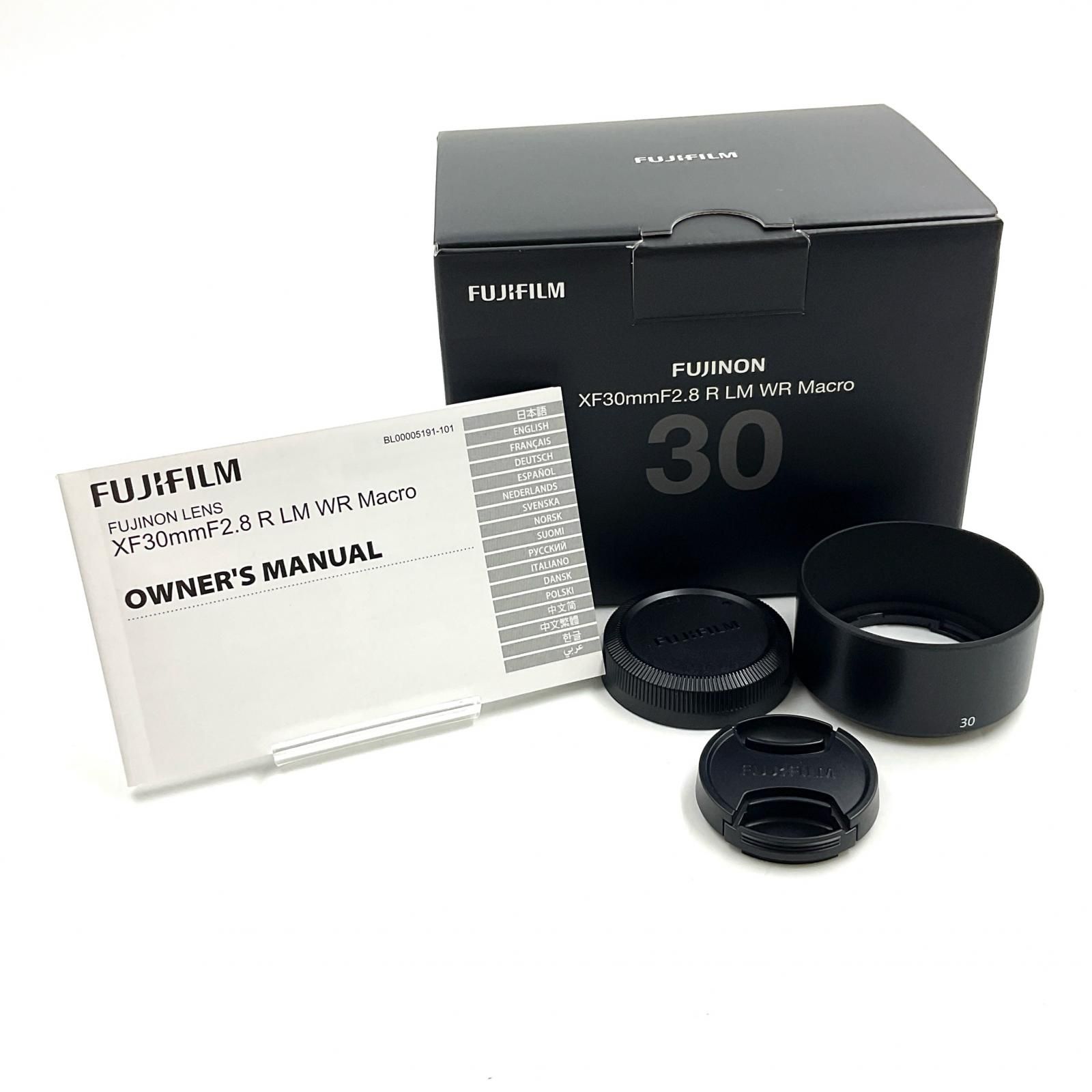 FUJIFILM フジノンレンズ XF30mm F2.8 R LM WR Macro 動作確認済