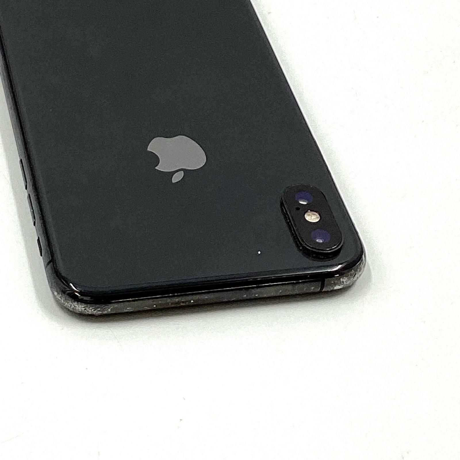 iPhone XS Max 256GB スペースブラック 76%【最速発送】【難有