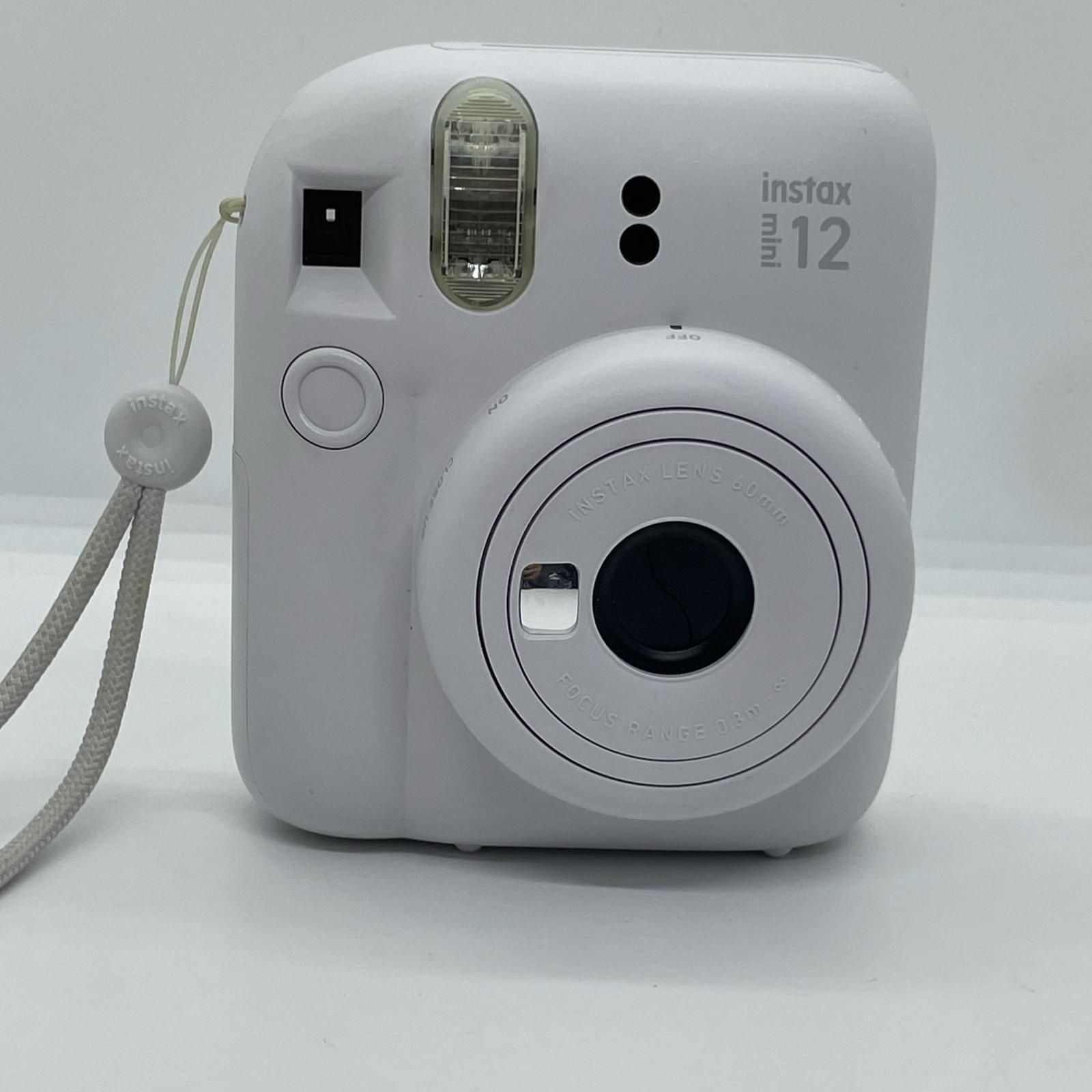 FUJIFILM instax mini 12 チェキ [クレイホワイト] 動作確認済【全額 
