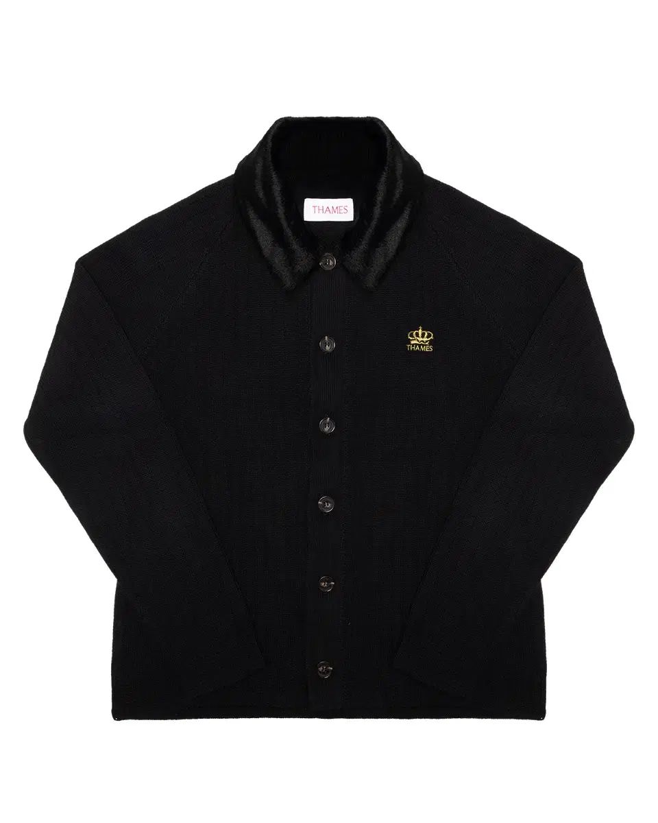 THAMES MMXX 템즈 르 BIG カーディガン ブラック XL