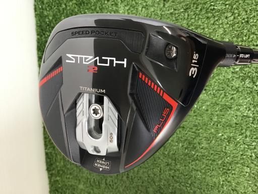  テーラーメイド STEALTH2 PLUS 3W フェアウェイウッド FW Diamana TM50(FW) (フレックスS) メンズ 男性用 右利き 右用 Bランク ゴルフクラブ