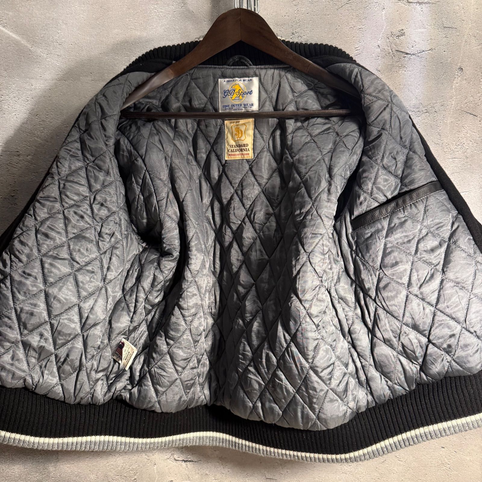 ✨GB Sport×STANDARD CALIFORNIA スタジャン M USA製 ゴールデンベアー