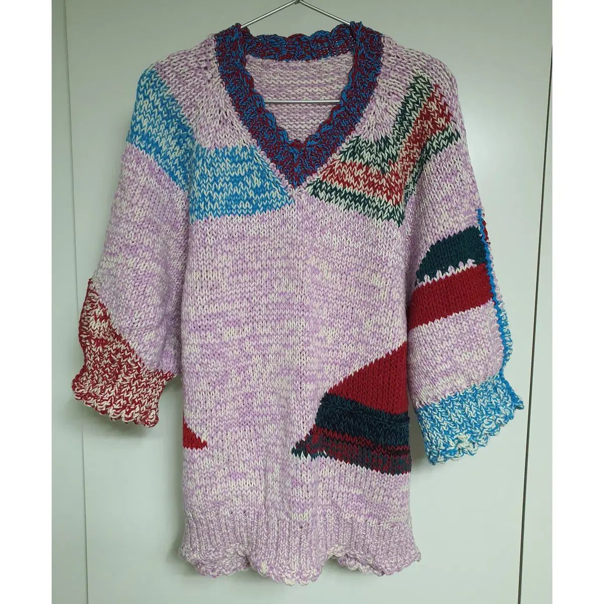 ハンドメイド ニット レディース 66 77程度