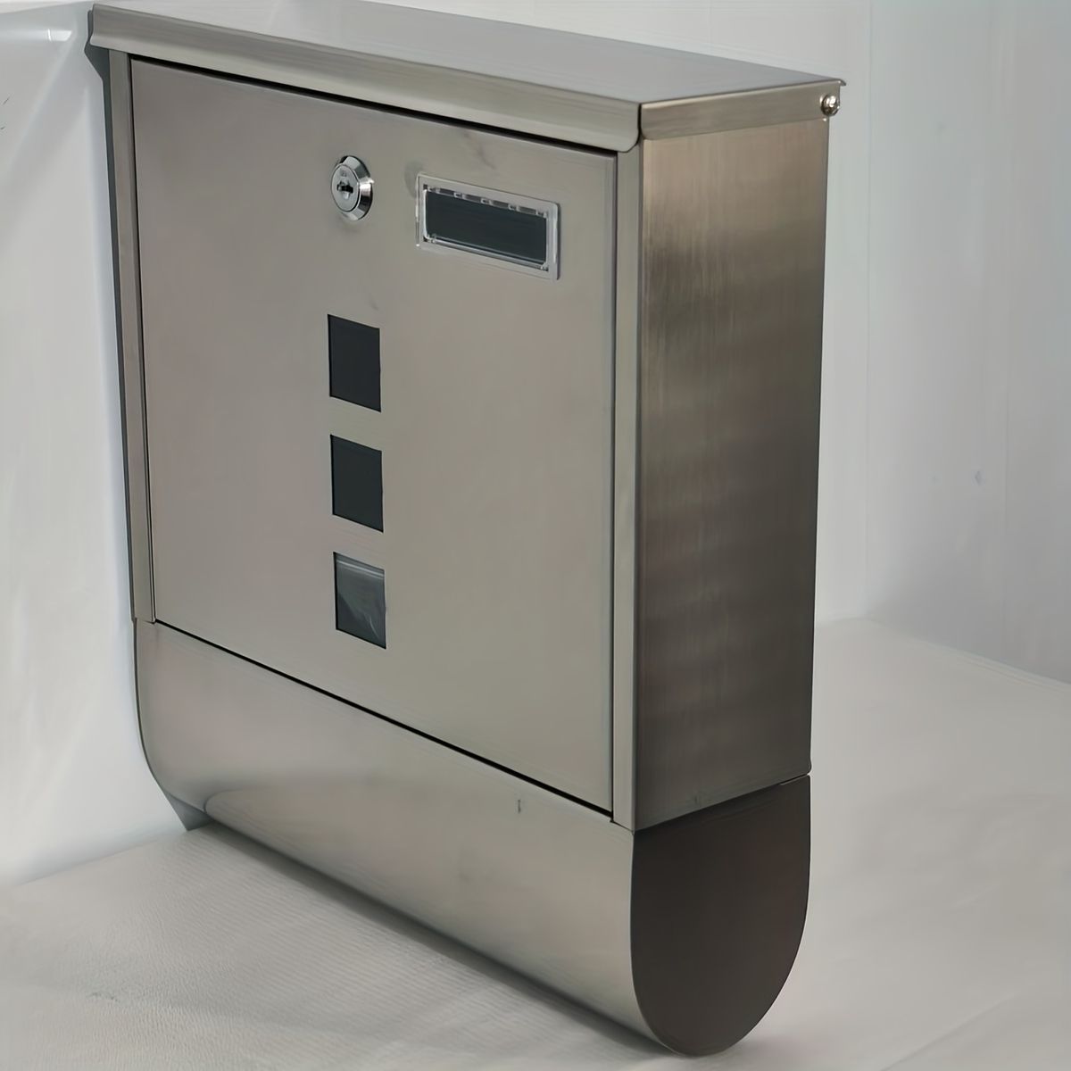 高耐久＆ロック付き 金属製メールボックス 防水 壁掛け式 郵便受け 家庭 オフィス 住宅向け セキュリティ対策 玄関 エクステリア