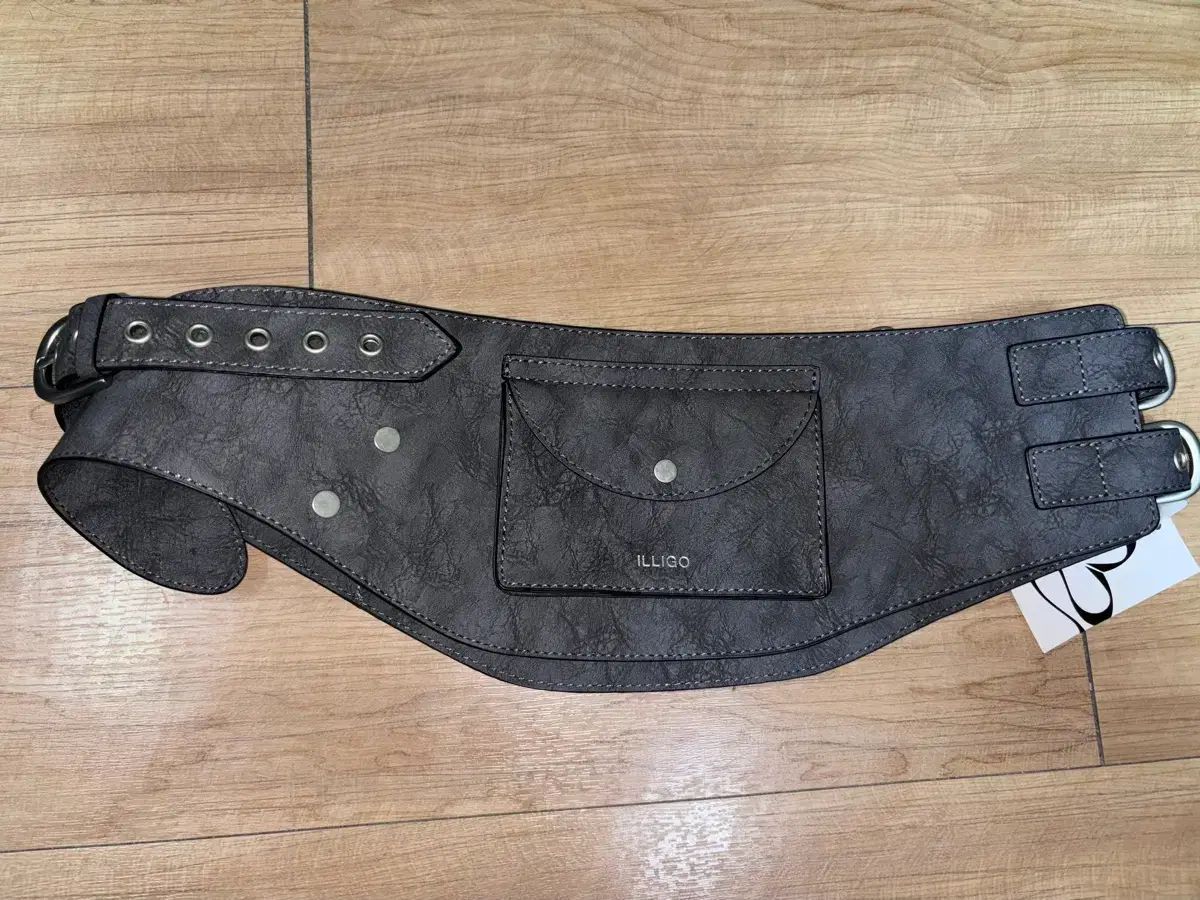 イリゴー ベルトバッグ ツーウェイ ダークグレー