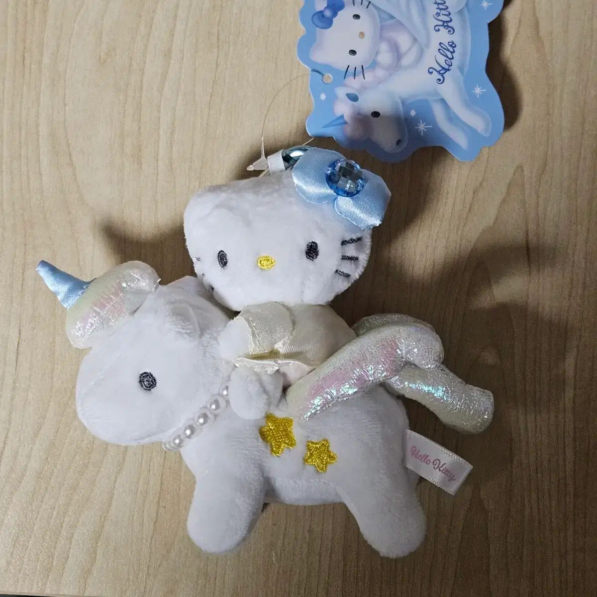 ハローキティ ユニコーン ぬいぐるみ キーホルダー (タグ O) - メルカリ