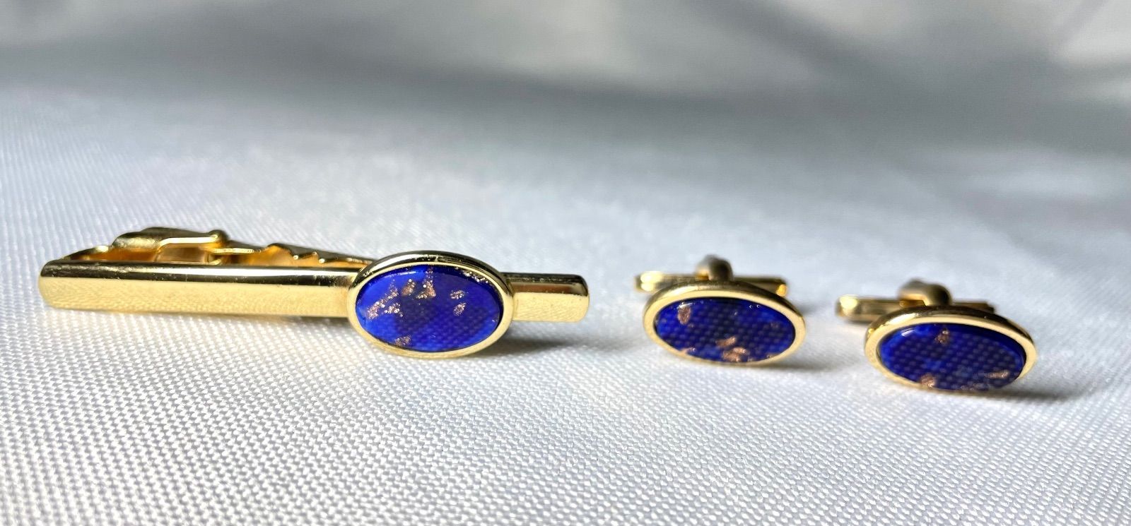 Dior ディオール ラピスラズリ装飾 ゴールドメタル ネクタイピン