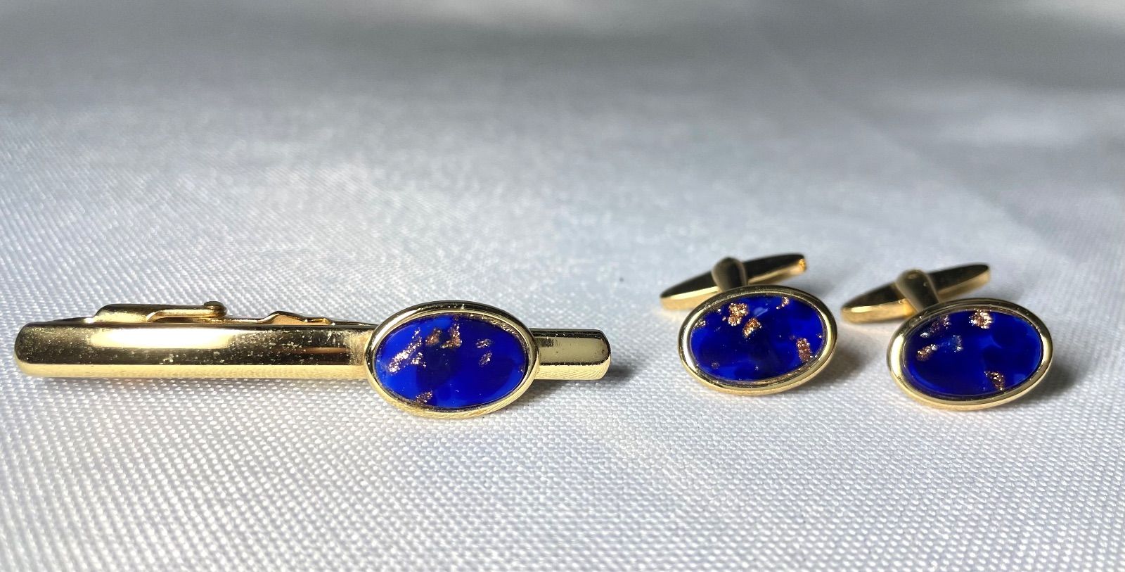 Dior ディオール ラピスラズリ装飾 ゴールドメタル ネクタイピン