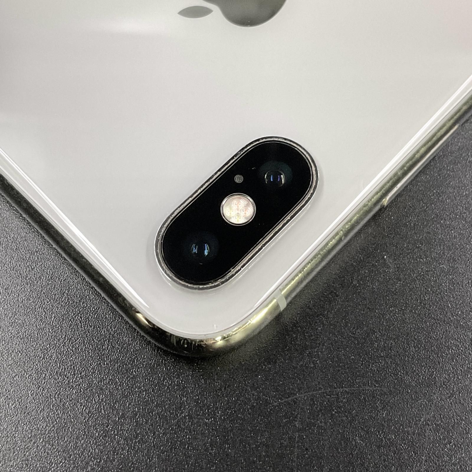 最速発送】 iPhone X 256GB シルバー Softbank 白ロム【難有】 75