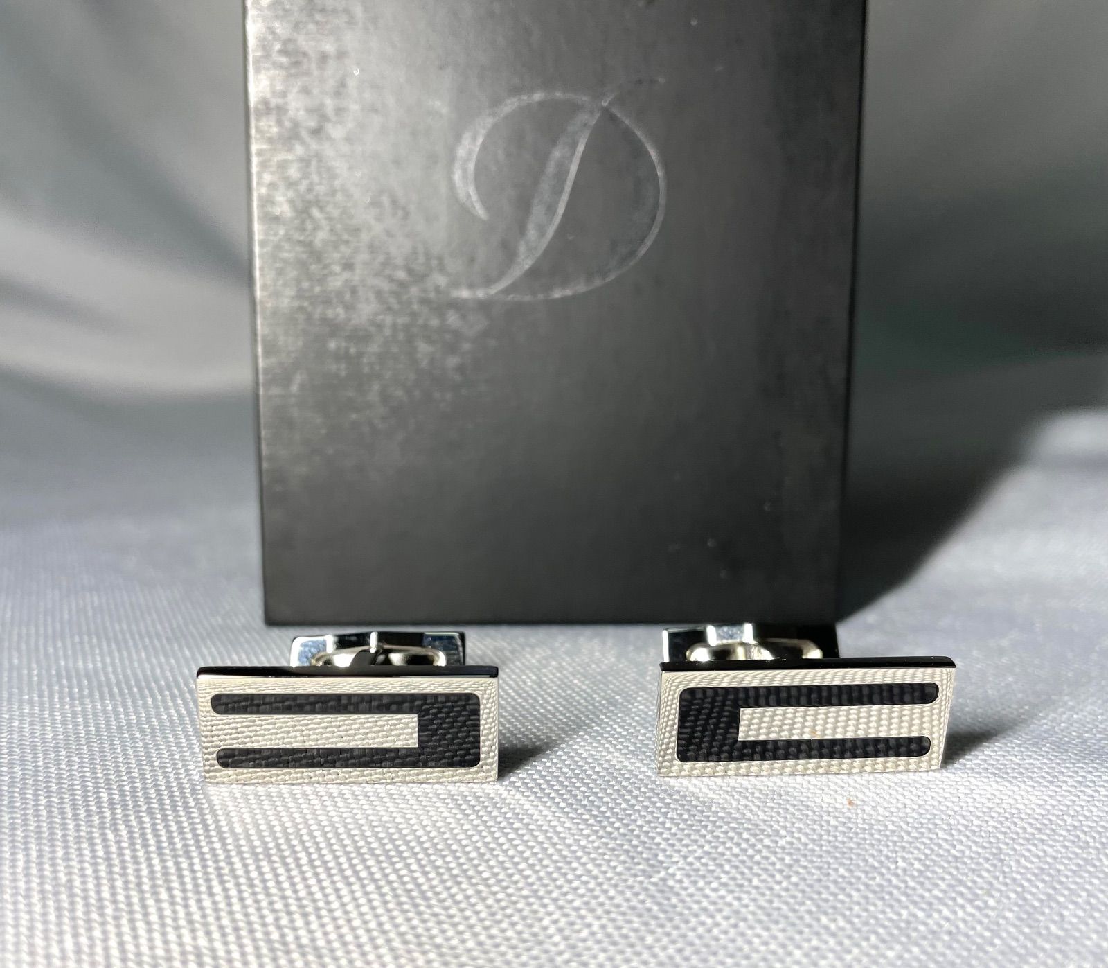 美品 S.T.Dupont デュポン Dライン ブラック＆シルバーメタリック