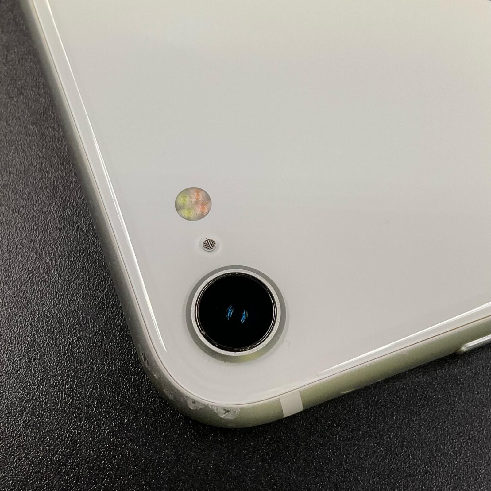 iPhone SE（第2世代） 128GB ホワイト au SIMフリー 白ロム 87%【最速 