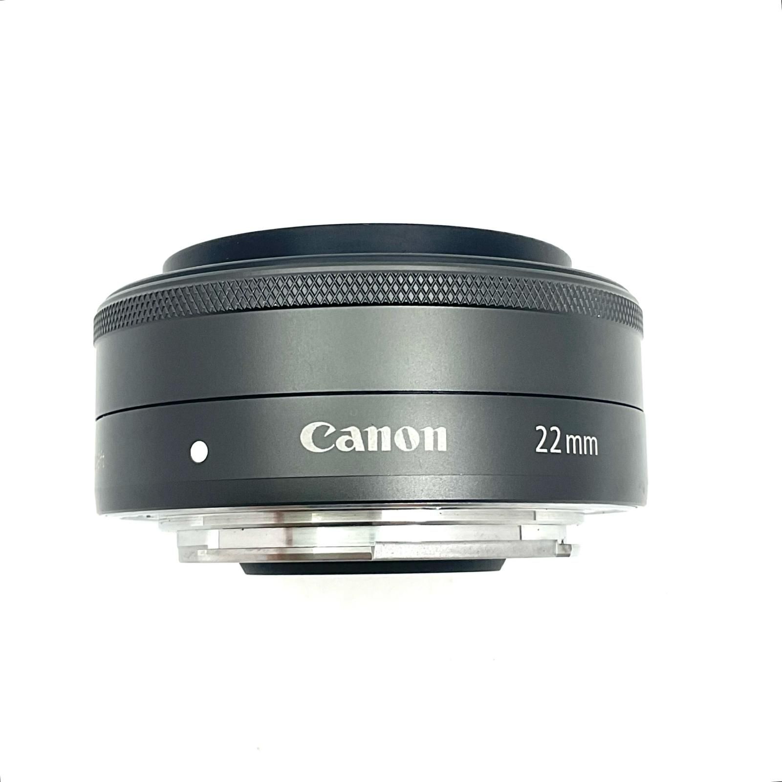 【全額返金保証】【最速発送】Canon EF-M22mm F2 STM 美品 動作確認済